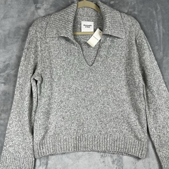 Abercrombie & Fitch Y2K Knit Sweater Small Casual Long Sleeve - Picture 2 of 10